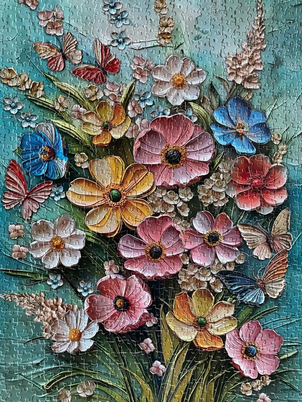 Spring Flower Dance 1000 Piece Puzzle by Pickforu
